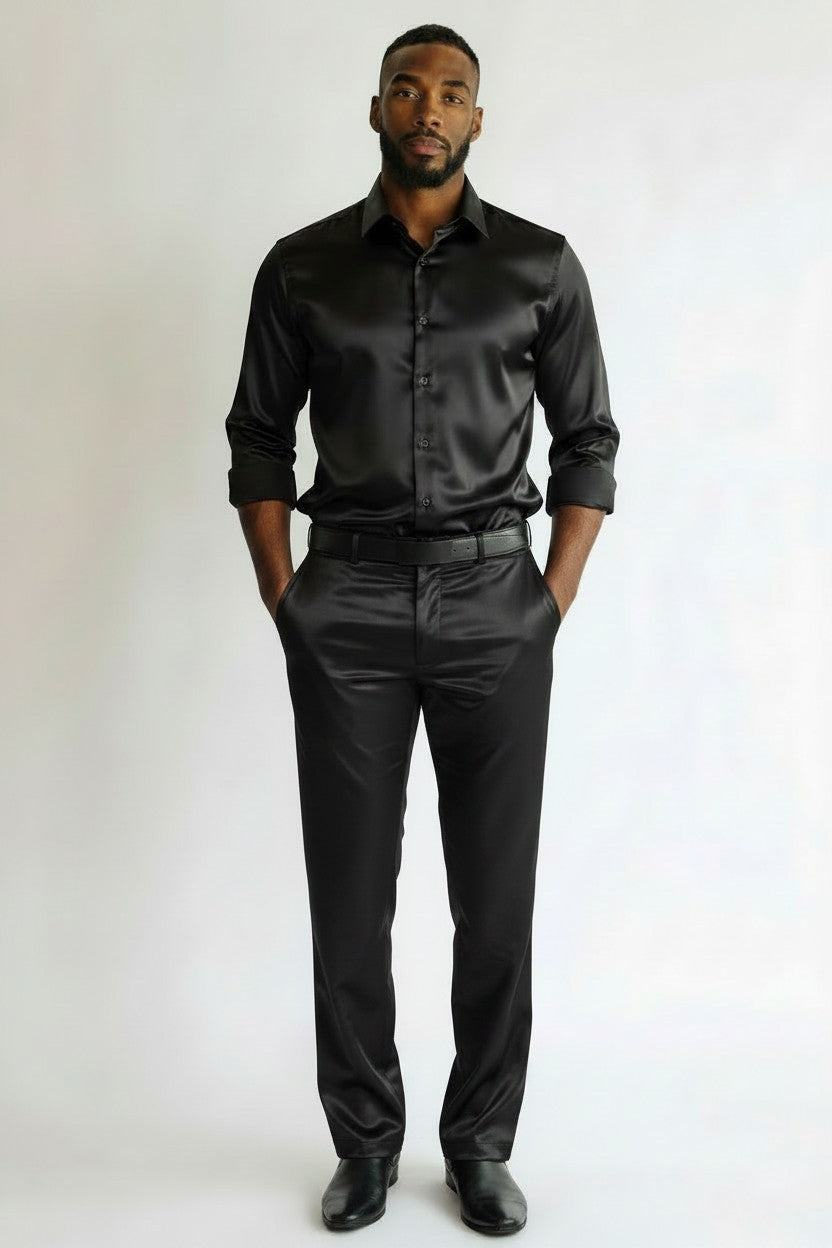 Men’s Relaxed Fit Everyday Trousers | Fashion Jade Pants Fashion Jade Black 32