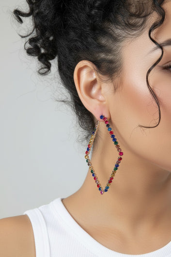 Crystal Hoops - Elegant Hoop Earrings | Fashion Jade Earrings Fashion Jade