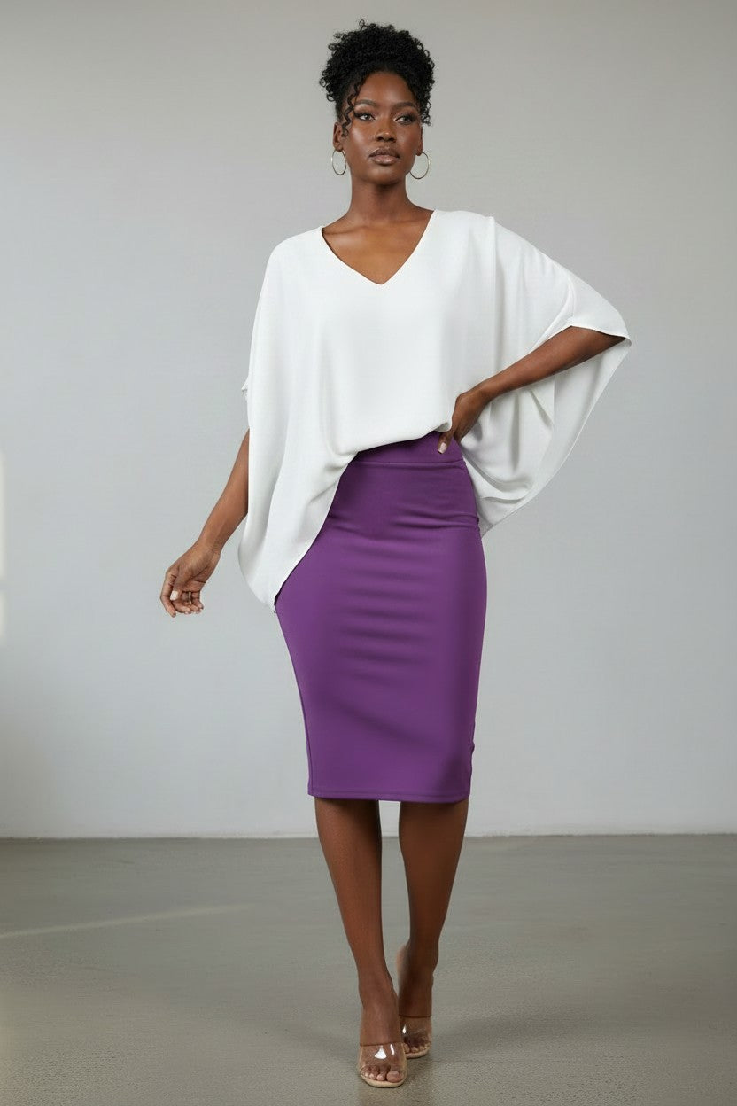 Women’s Draped V‑Neck Top – Effortless Luxe | Fashion Jade Shirts & Tops Fashion Jade Small White
