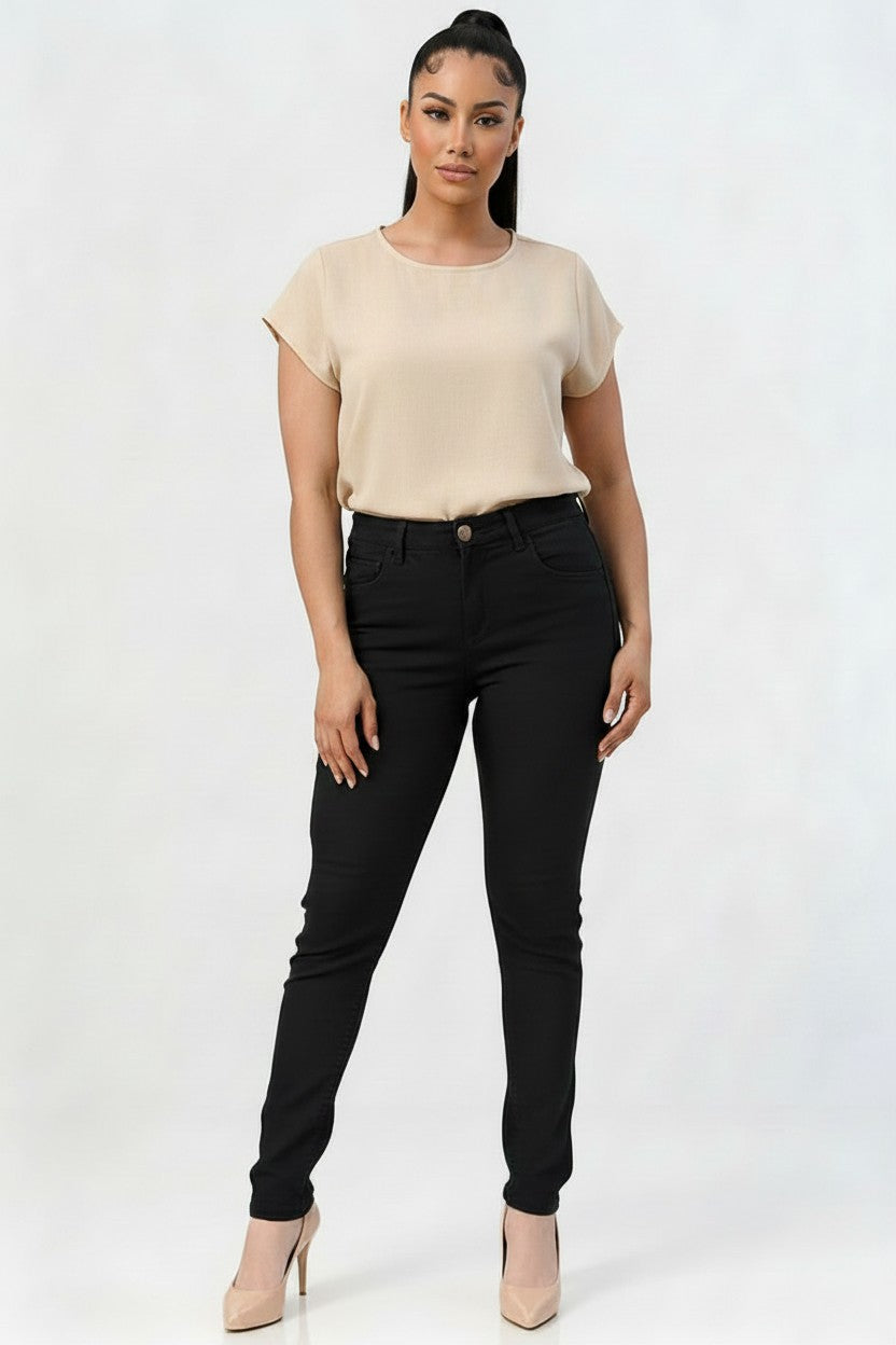 Women’s Black Sculpting Skinny Jeans | Fashion Jade Pants Fashion Jade 2 Black