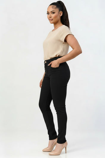 Women’s Black Sculpting Skinny Jeans | Fashion Jade Pants Fashion Jade