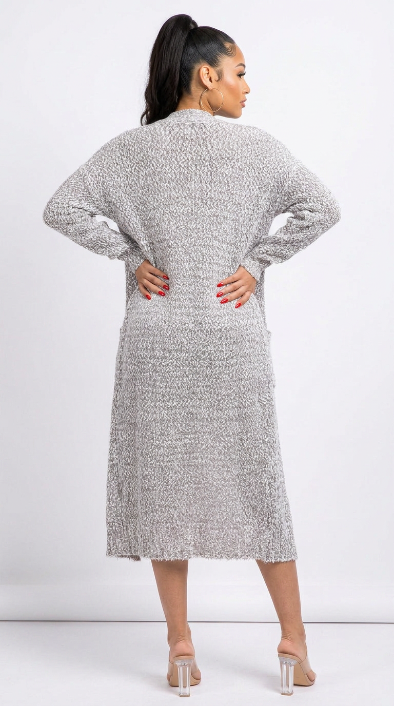 Women’s Plush Fuzzy Knit Cardigan | Fashion Jade Coats & Jackets Fashion Jade