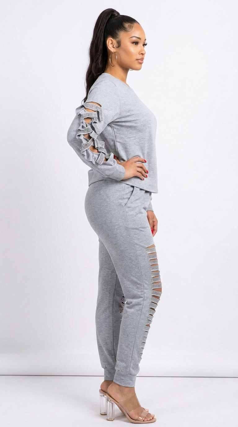 Women's Embellished Joggers pants | Fashion Jade Pants Fashion Jade
