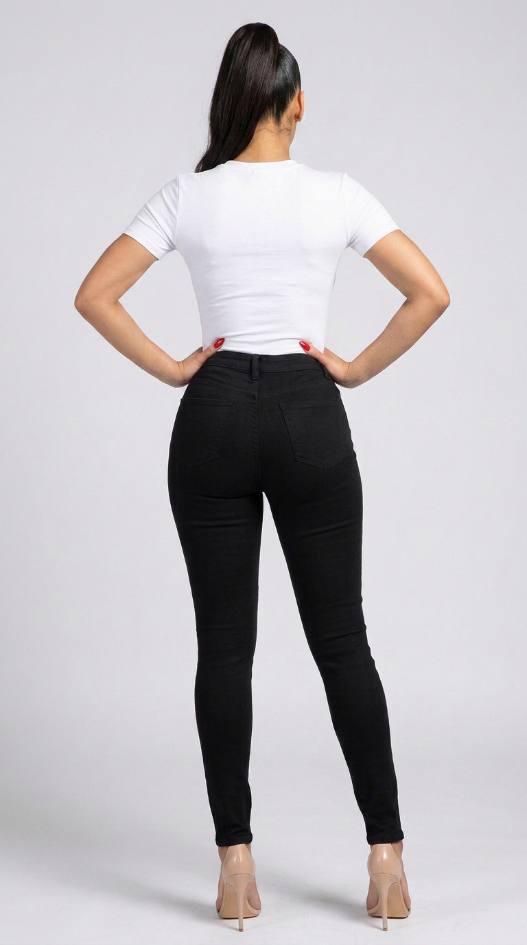 Women’s High‑Waisted Stretch Skinny Jeggings | Fashion Jade Pants Fashion Jade