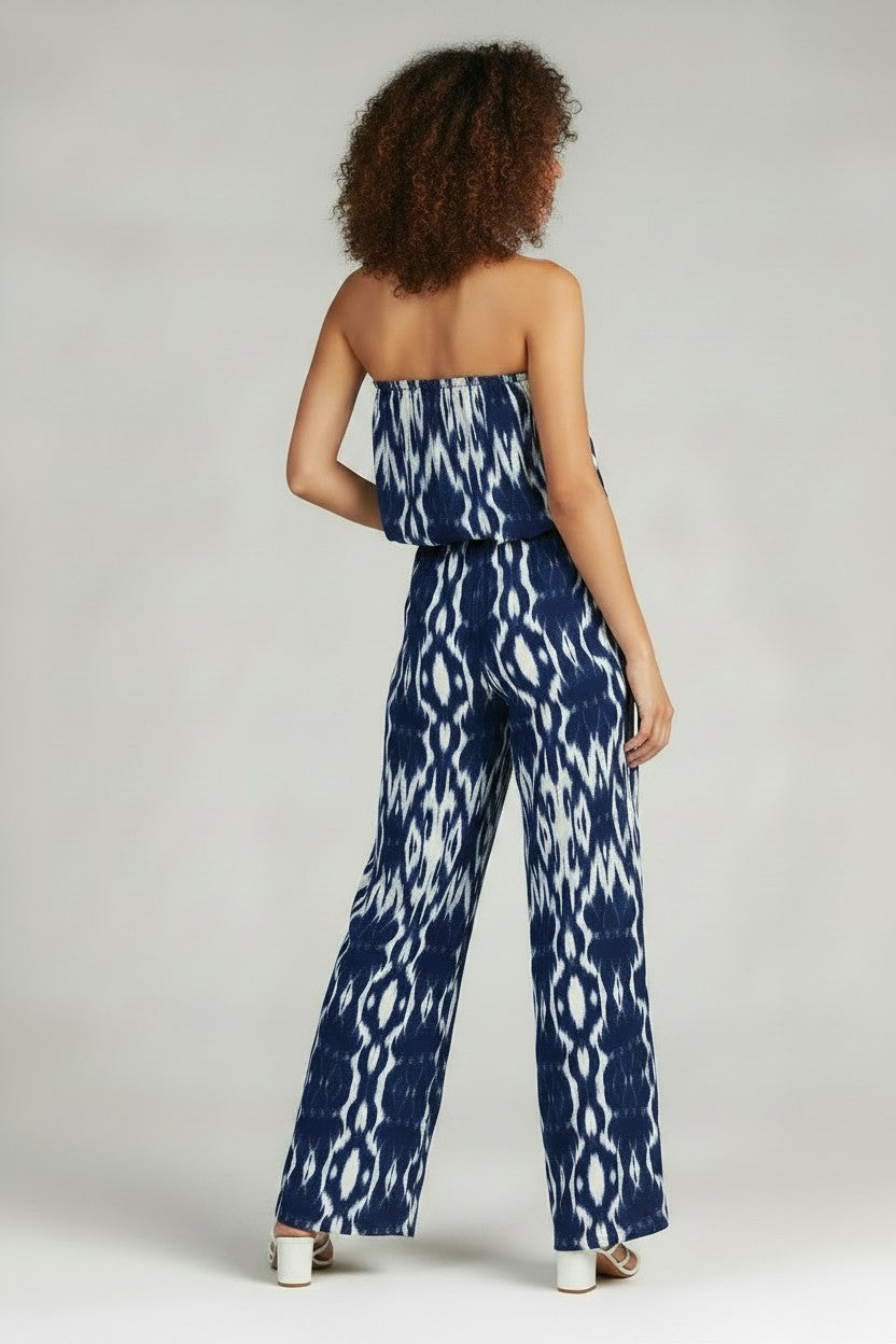 Women’s Luxe Strapless Satin Jumpsuit | Fashion Jade Jumpsuit Fashion Jade