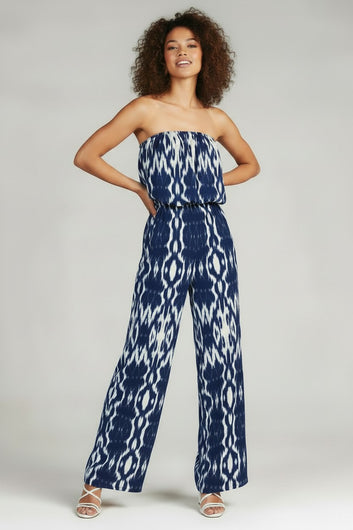 Women’s Luxe Strapless Satin Jumpsuit | Fashion Jade