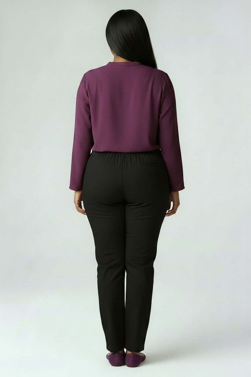 Women's Plus Size Rayon Stretch Skinny Pants | Fashion Jade Pants Fashion Jade