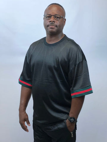 Jersey Shirt and Shorts Set - Men's Matching Set | Fashion Jade Shirts Fashion Jade Black Small