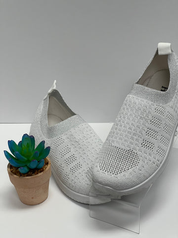 Mesh Slip-On Sneakers Shoes Fashion Jade