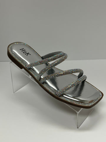 Rhinestone Strap Sandals - Sparkle Sandals | Fashion Jade Shoes Fashion Jade 5 Silver