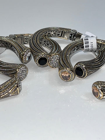 Rhinestone Cuff - Sparkling Statement Bracelet | Fashion Jade Bracelets Fashion Jade