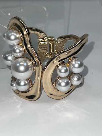 Gold and Pearl Cuff - Luxury Bracelet | Fashion Jade Bracelets Fashion Jade