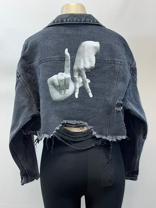 LA All Day Cropped Jean Jacket