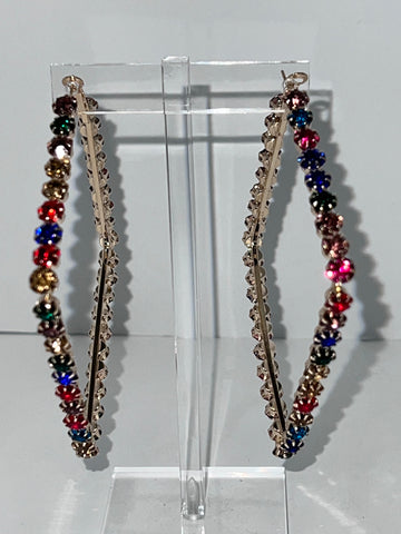 Crystal Hoops - Elegant Hoop Earrings | Fashion Jade Earrings Fashion Jade