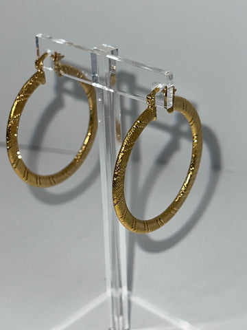 Classic Hoop Earring with a Twist - Modern Hoops | Fashion Jade Earrings Fashion Jade