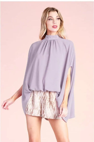 Tie Neck Blouse - Women's Elegant Blouse | Fashion Jade Blouse Fashion Jade Small Dove Grey