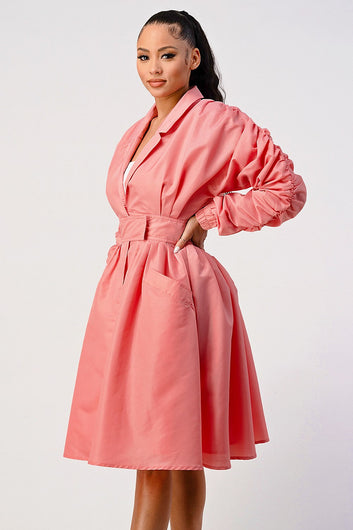 Princess Trench Coat Dress - Women's Statement Coat Dress | Fashion Jade Fashion Jade