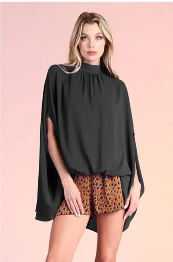 Tie Neck Blouse - Women's Elegant Blouse | Fashion Jade Blouse Fashion Jade Small Black